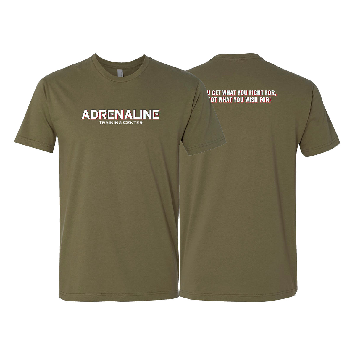 Adrenaline Training Center Next Level Adult Shirts #8104 E