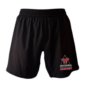 Grays Harbor Brazilian Jiu-Jitsu All Black Custom Shorts 2.0 #8105 A
