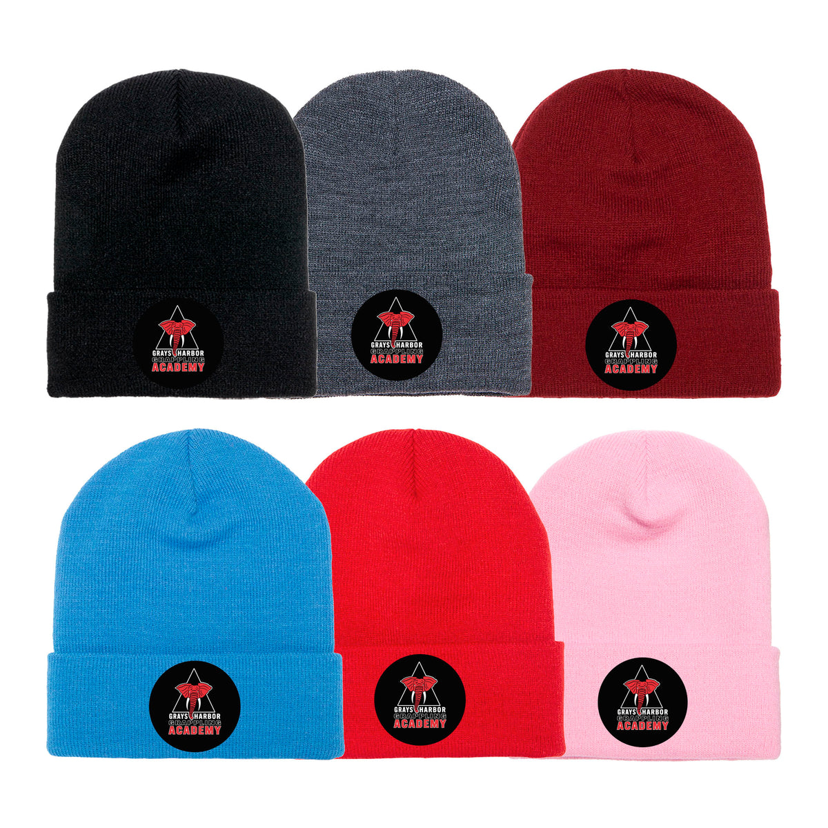 Grays Harbor Brazilian Jiu-Jitsu Academy Beanies #8105 A