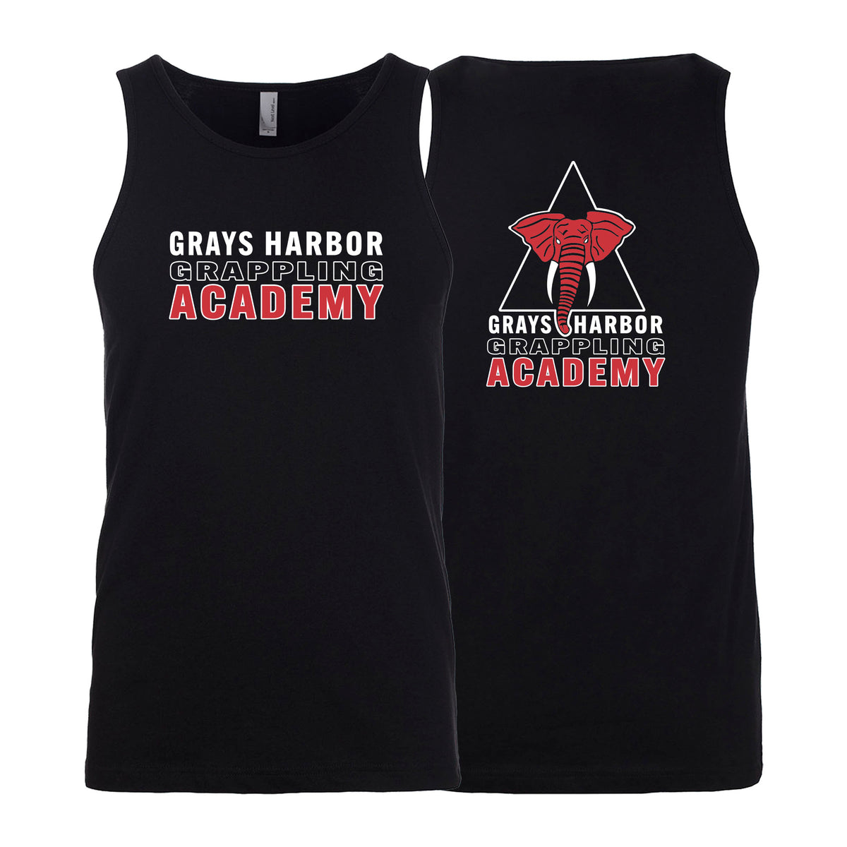 Grays Harbor Brazilian Jiu-Jitsu Next Level Tank Tops #8105 A