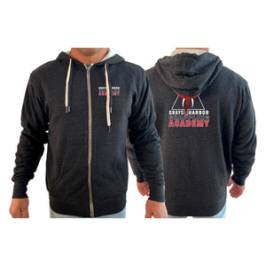 Grays Harbor Brazilian Jiu-Jitsu Academy Sherpa Lined Zip-Up Hoodie #8105 B