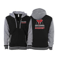 Grays Harbor Brazilian Jiu-Jitsu Academy Varsity Zip-Up Hoodies #8105 B