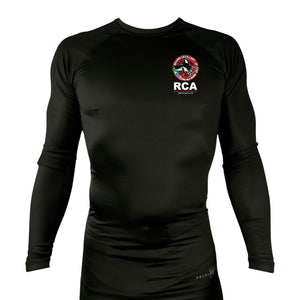 Ricardo Cavalcanti Academy - Las Vegas All Black Custom Rash Guards Long Sleeves #8106 D