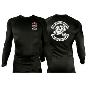 Ricardo Cavalcanti Academy - Las Vegas All Black Custom Rash Guards Long Sleeves #8106 D