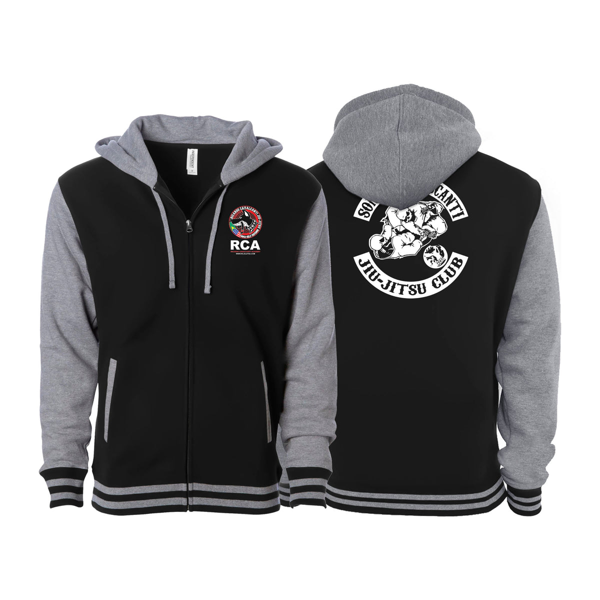 Ricardo Cavalcanti Academy - Las Vegas Academy Varsity Zip-Up Hoodies #8106 D