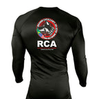 Ricardo Cavalcanti Academy - Las Vegas All Black Custom Rash Guards Long Sleeves #8106 E