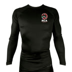 Ricardo Cavalcanti Academy - Las Vegas All Black Custom Rash Guards Long Sleeves #8106 E