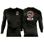 Ricardo Cavalcanti Academy - Las Vegas All Black Custom Rash Guards Long Sleeves #8106 E
