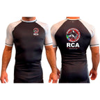 Ricardo Cavalcanti Academy - Las Vegas All Black Ranked Short Sleeve Rash Guards #8106 E