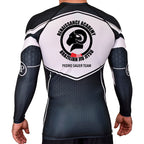 Renaissance Academy of MA Academy Rash Guards Black/White  #8107 A
