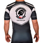 Renaissance Academy of MA Academy Rash Guards Black/White  #8107 A