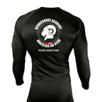 Renaissance Academy of MA All Black Custom Rash Guards Long Sleeves #8107 A