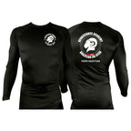 Renaissance Academy of MA All Black Custom Rash Guards Long Sleeves #8107 A