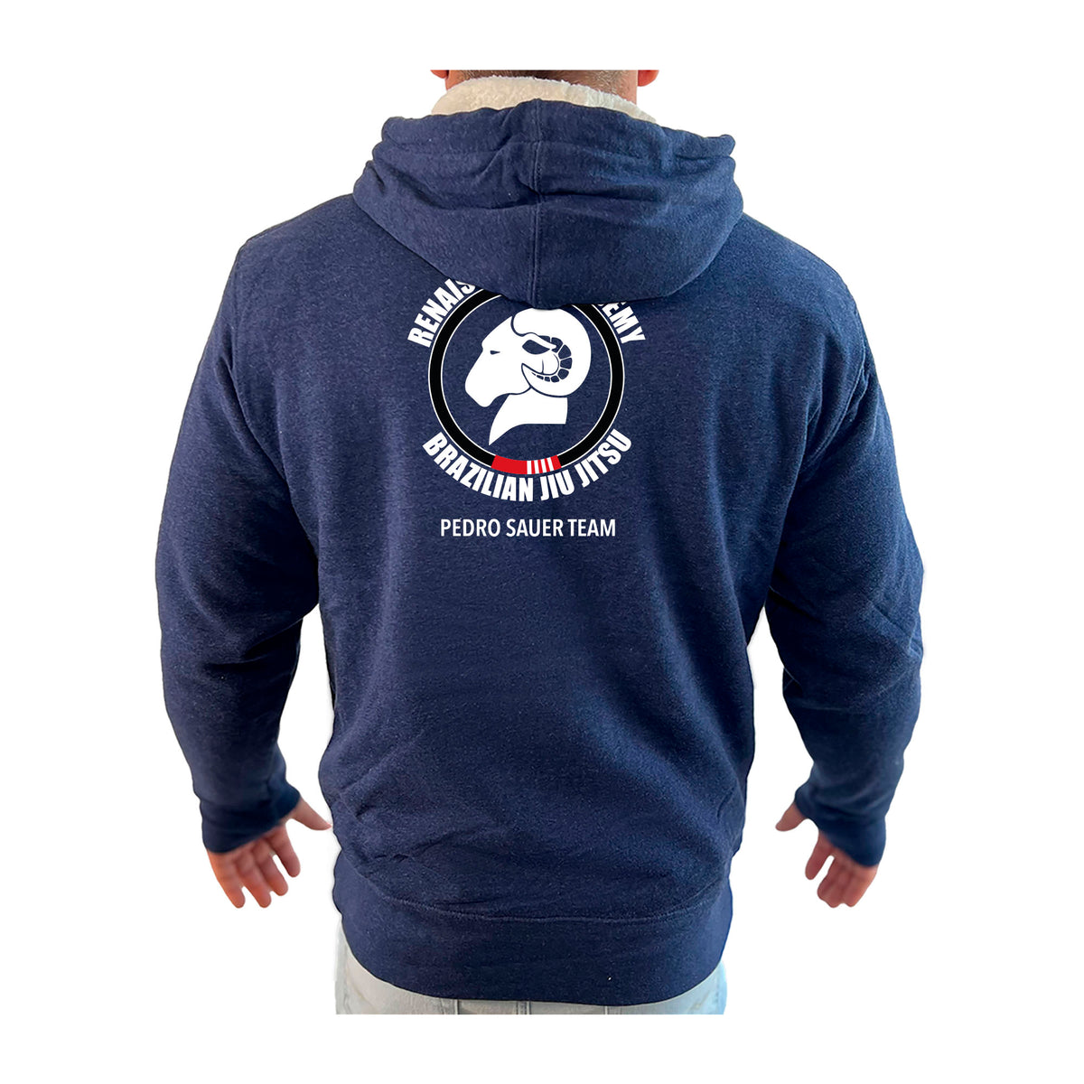 Renaissance Academy of MA Academy Sherpa Lined Zip-Up Hoodie #8107 A