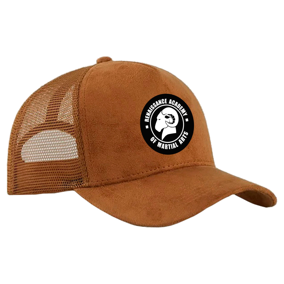 Renaissance Academy of MA Suede Trucker Hat #8107 A