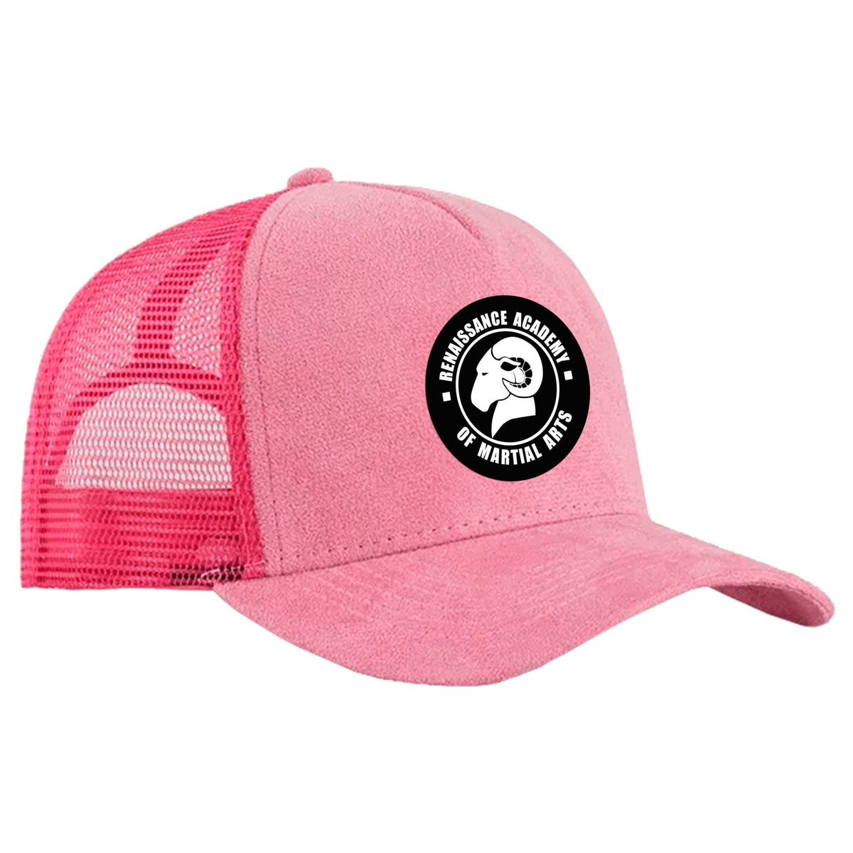 Renaissance Academy of MA Suede Trucker Hat #8107 A
