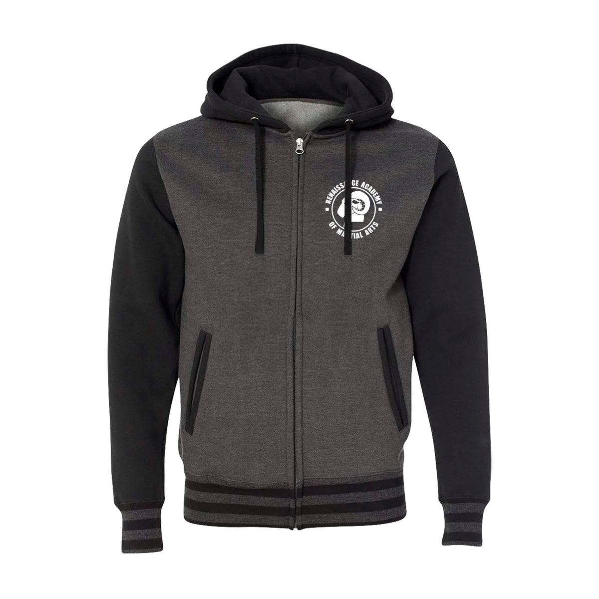 Renaissance Academy of MA Academy Varsity Zip-Up Hoodies #8107 A