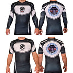 Renaissance Academy of MA Academy Rash Guards Black/White #8107 I