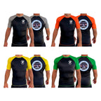 Renaissance Academy of MA All Black Ranked Short Sleeve Rash Guards #8107 I