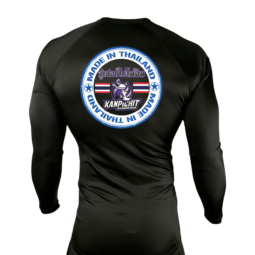 Renaissance Academy of MA All Black Custom Rash Guards Long Sleeves #8107 I