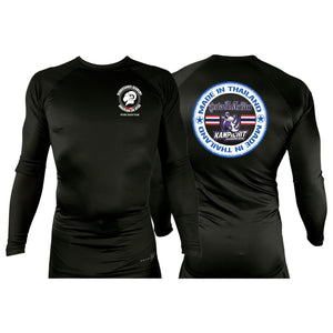 Renaissance Academy of MA All Black Custom Rash Guards Long Sleeves #8107 I