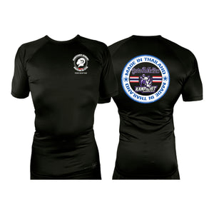 Renaissance Academy of MA All Black Custom Rash Guards Short Sleeves #8107 I