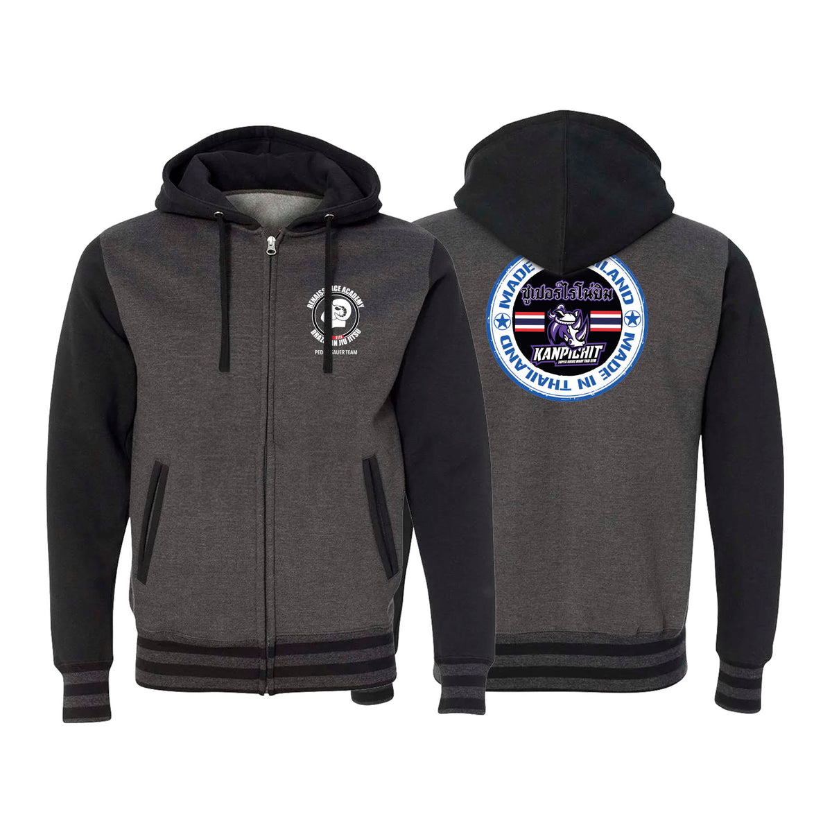 Renaissance Academy of MA Academy Varsity Zip-Up Hoodies #8107 I