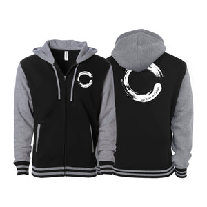 Centerline Jiu Jitsu and MMA Academy Varsity Zip-Up Hoodies #8108 A