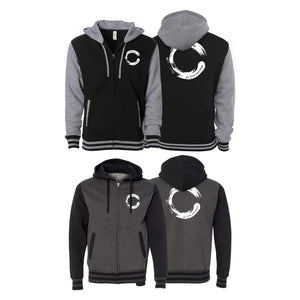 Centerline Jiu Jitsu and MMA Academy Varsity Zip-Up Hoodies #8108 A