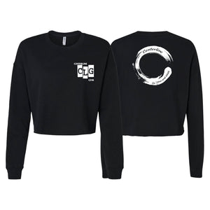 Centerline Jiu Jitsu and MMA Women's Cropped Crewneck Sweatshirt #8108 B