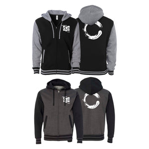 Centerline Jiu Jitsu and MMA Academy Varsity Zip-Up Hoodies #8108 B