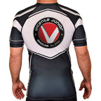 Saint Mary's BJJ Academy Rash Guards Black/White #8109 A