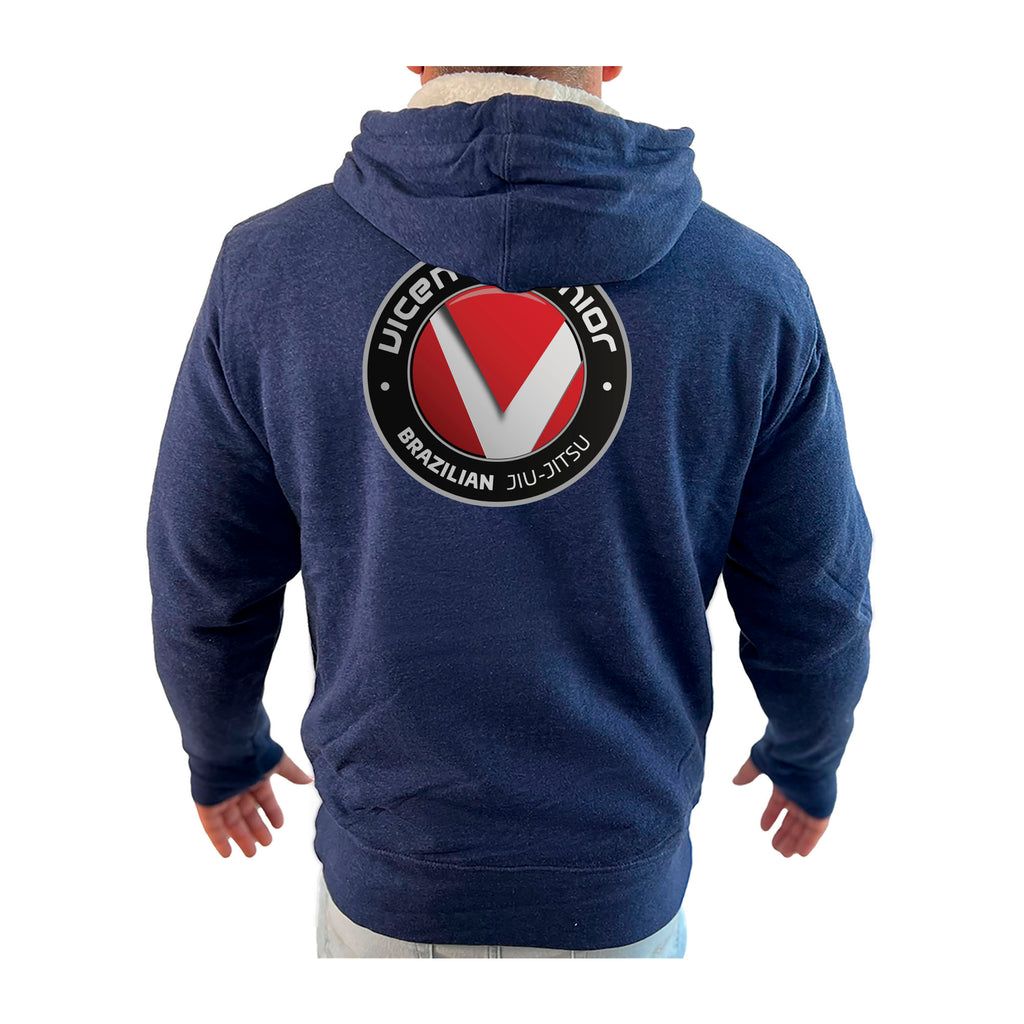 Saint Mary's BJJ Academy Sherpa Lined Zip-Up Hoodie #8109 A