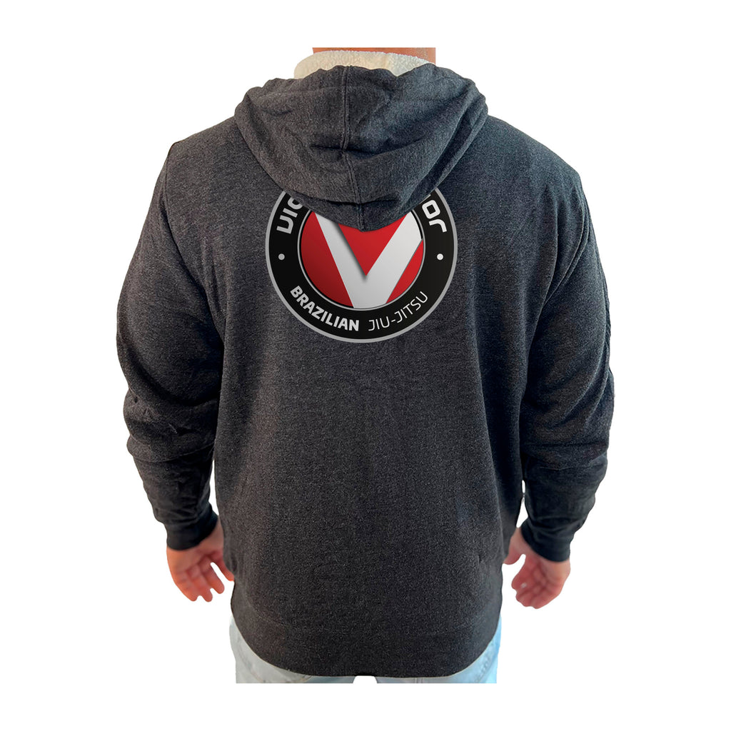 Saint Mary's BJJ Academy Sherpa Lined Zip-Up Hoodie #8109 A