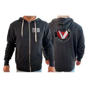 Saint Mary's BJJ Academy Sherpa Lined Zip-Up Hoodie #8109 A