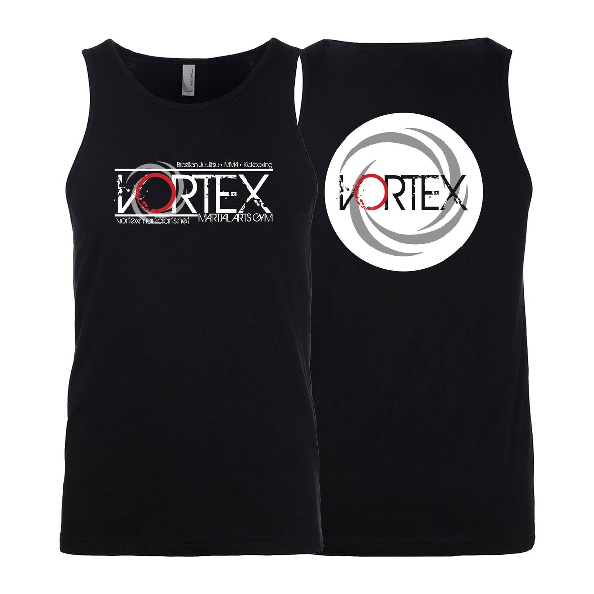 Vortex Martial Arts Gym Next Level Tank Tops #8112 A