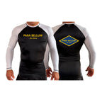 Para Bellum All Black Ranked Long Sleeve Rash Guards #8113 B (Jiu Jitsu)