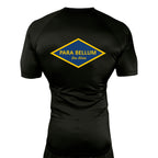 Para Bellum All Black Custom Rash Guards Short Sleeves #8113 B (Jiu Jitsu)