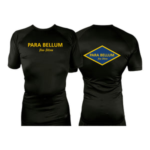 Para Bellum All Black Custom Rash Guards Short Sleeves #8113 B (Jiu Jitsu)