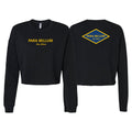 Para Bellum Women's Cropped Crewneck Sweatshirt #8113 B (Jiu Jitsu)
