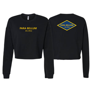 Para Bellum Women's Cropped Crewneck Sweatshirt #8113 B (Jiu Jitsu)