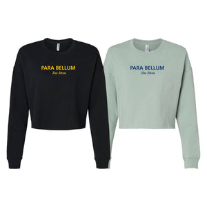 Para Bellum Women's Cropped Crewneck Sweatshirt #8113 B (Jiu Jitsu)