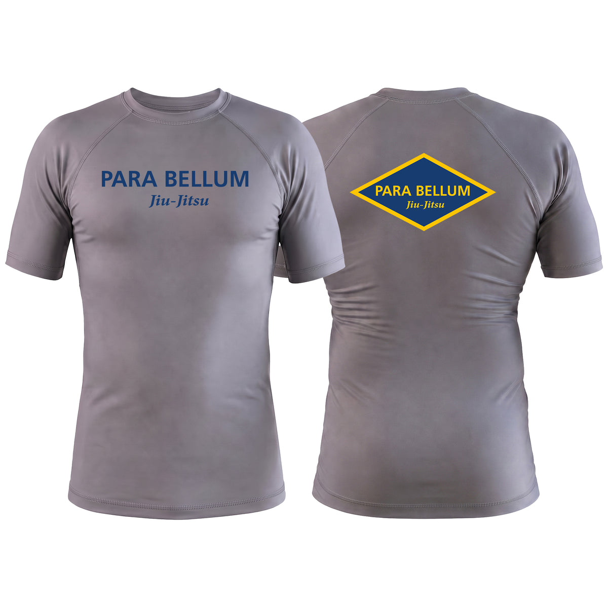 Para Bellum Gray Custom Rash Guards Short Sleeve #8113 B (Jiu Jitsu)