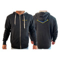 Para Bellum Academy Sherpa Lined Zip-Up Hoodie #8113 B (Jiu Jitsu)