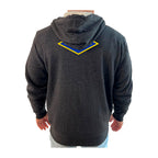 Para Bellum Academy Sherpa Lined Zip-Up Hoodie #8113 B (Jiu Jitsu)