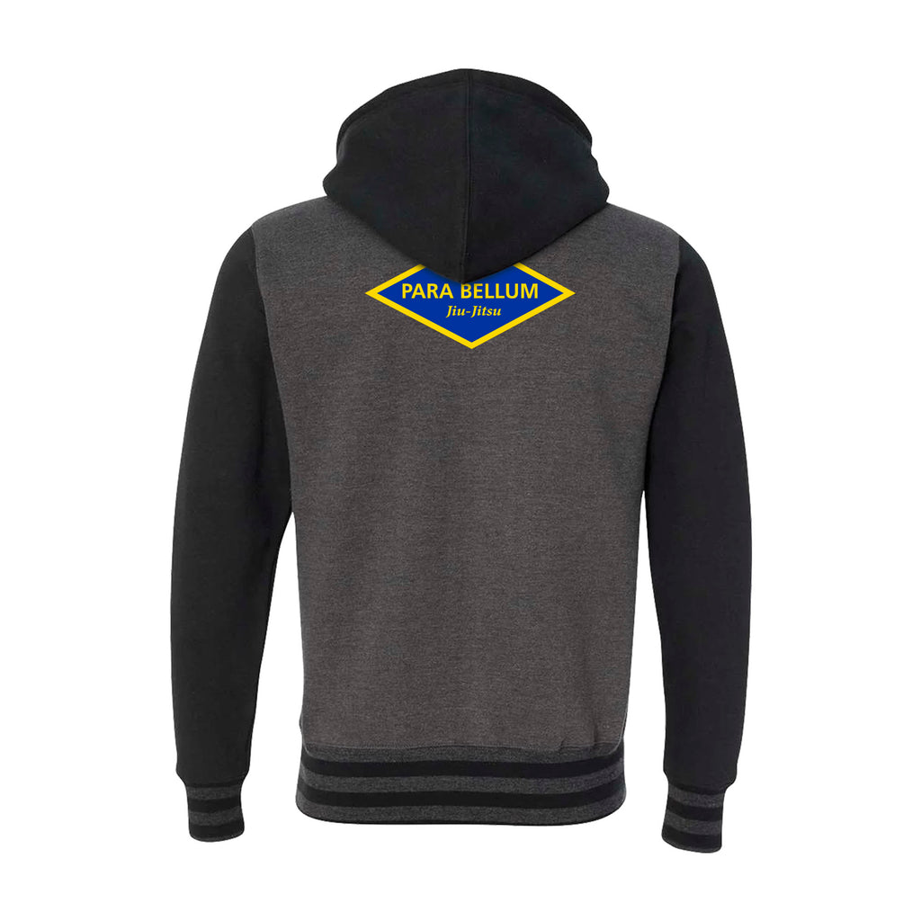 Para Bellum Academy Varsity Zip-Up Hoodie #8113 B (Jiu Jitsu)