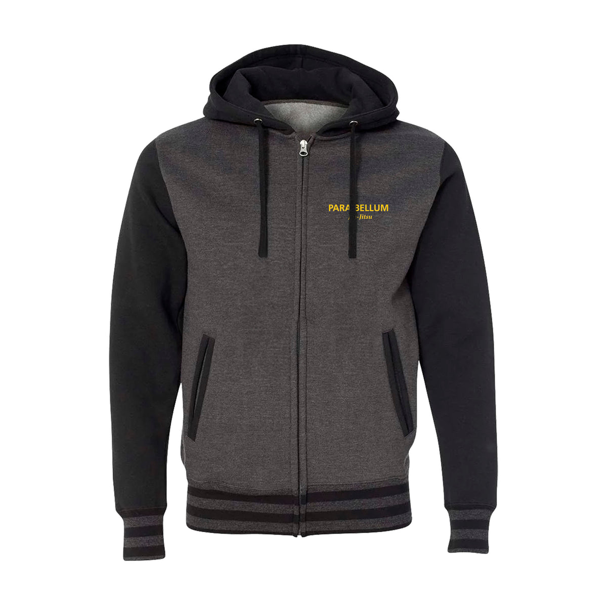 Para Bellum Academy Varsity Zip-Up Hoodie #8113 B (Jiu Jitsu)
