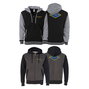 Para Bellum Academy Varsity Zip-Up Hoodie #8113 B (Jiu Jitsu)
