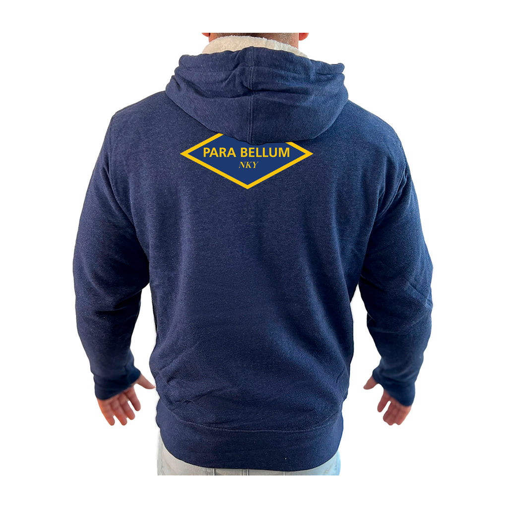 Para Bellum Academy Sherpa Lined Zip-Up Hoodie #8113 E