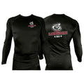 Lineage BJJ All Black Custom Rash Guards Long Sleeves #8114 B
